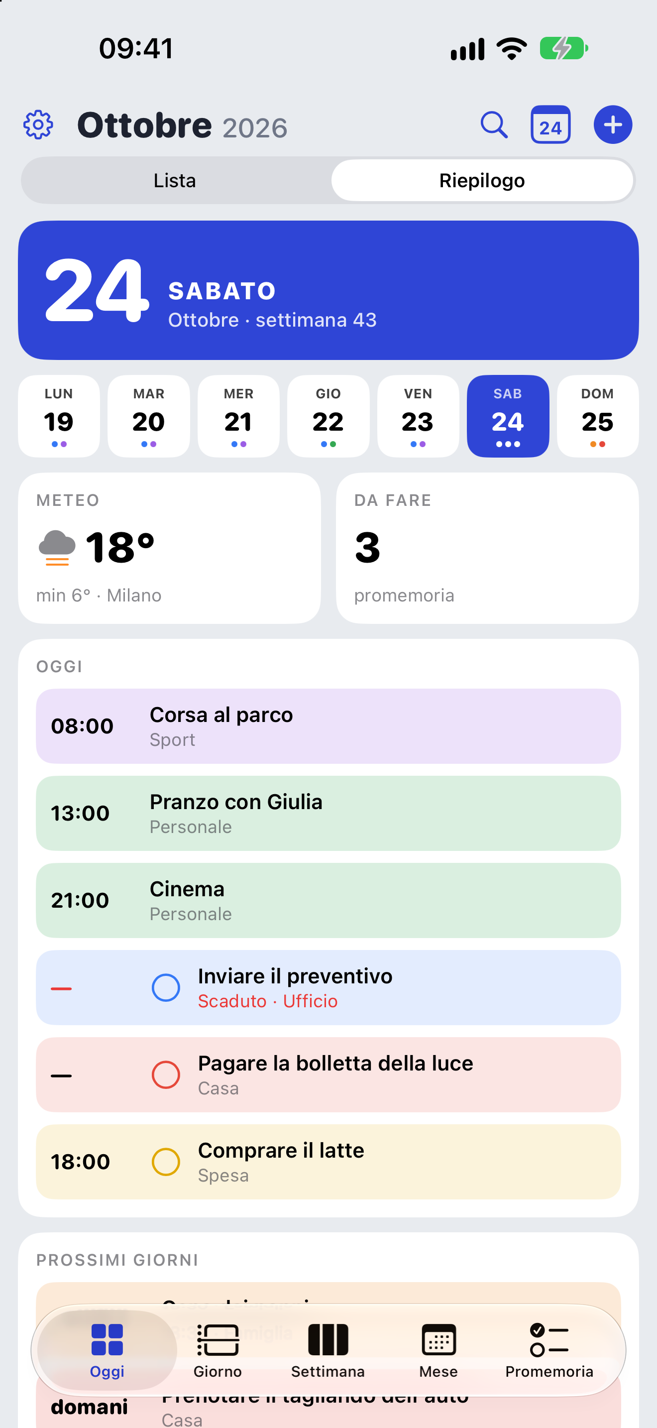 UltraCal su iPhone, schermata 3